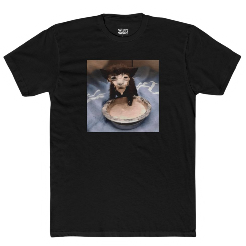 Iconic Cat in Cream Graphic Tee